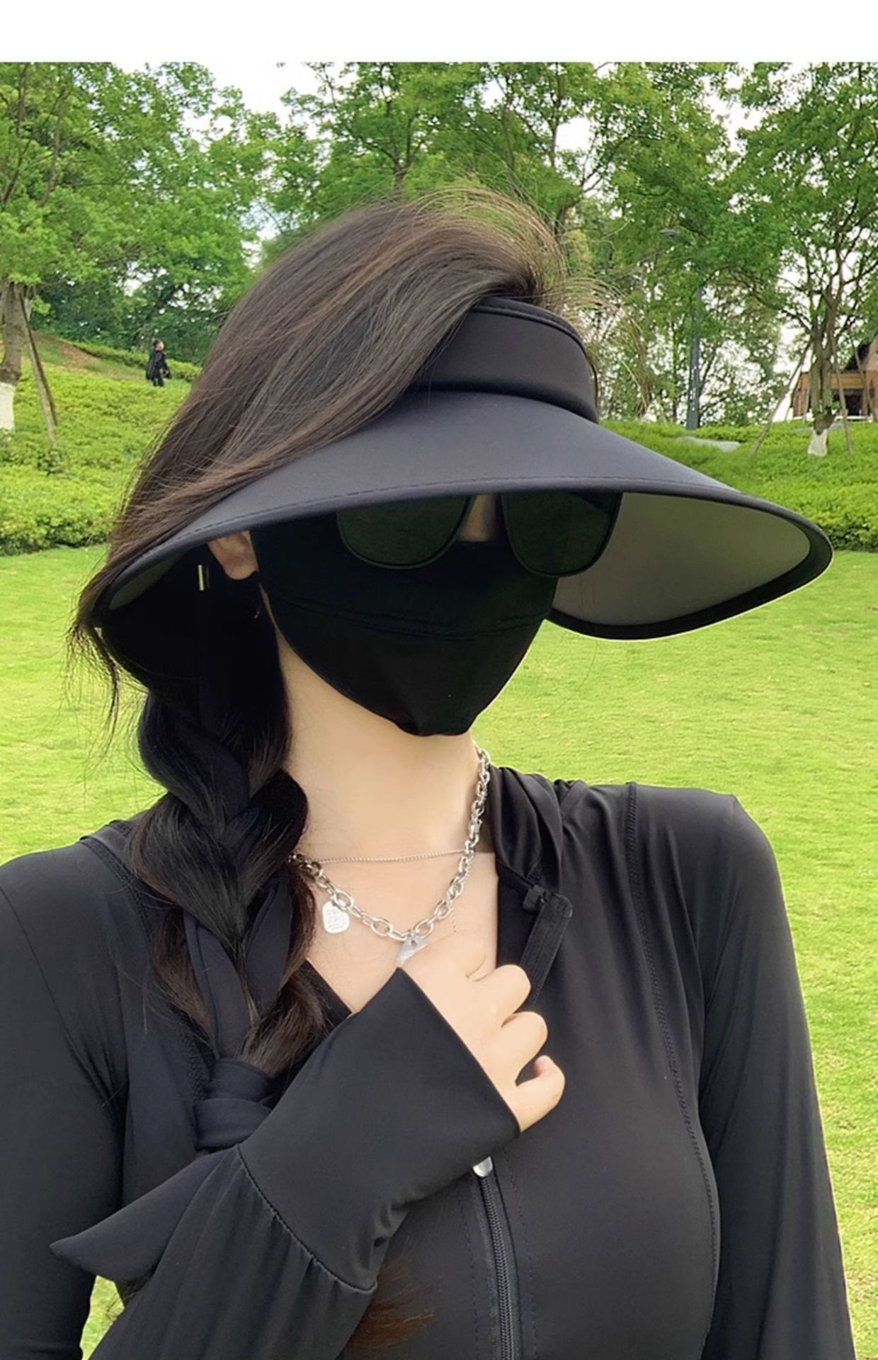 Air Top Sun Protection Hat Female Summer Cycling UV Protection - Image 10