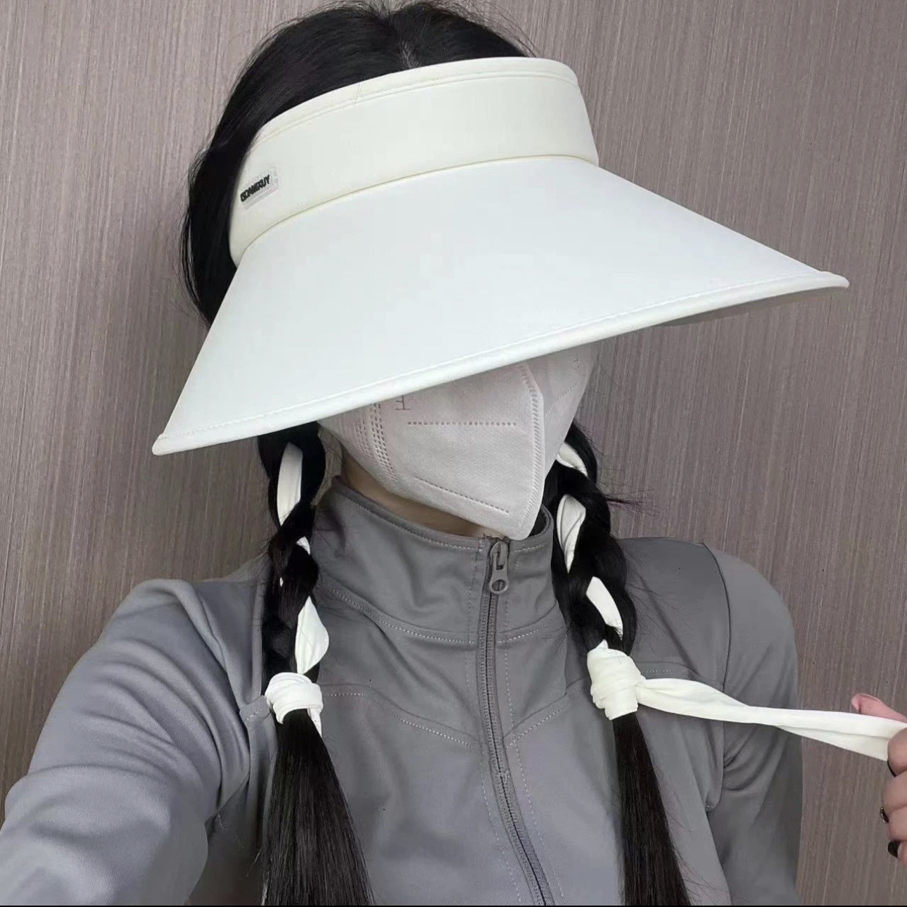 Air Top Sun Protection Hat Female Summer Cycling UV Protection - Image 6