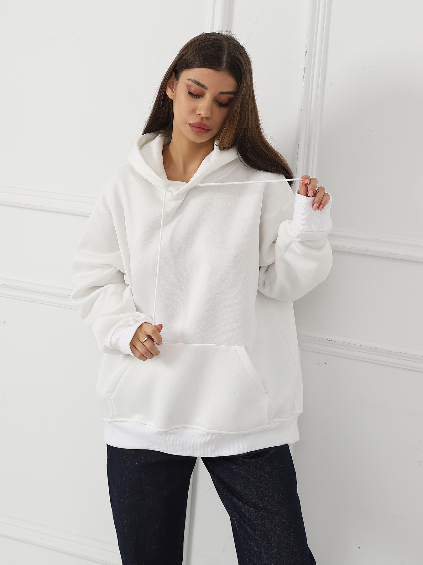 Women's Fashionable Casual Printed Long Sleeved Sweatshirt - Image 8