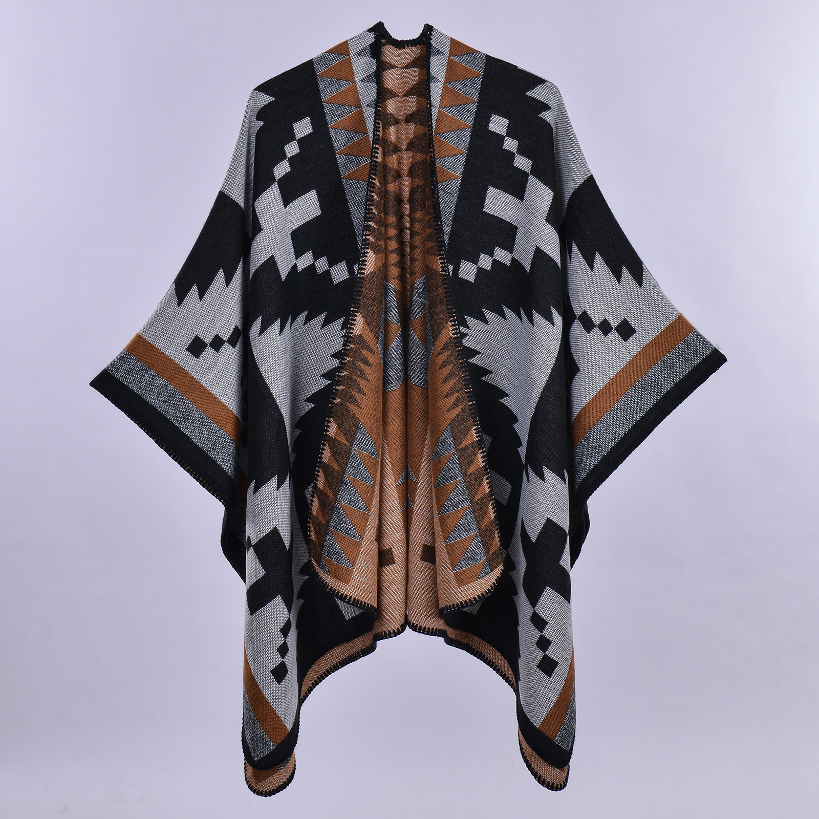 Autumn And Winter Scarf Versatile Lattice Ladies Travel Shawl - Image 3