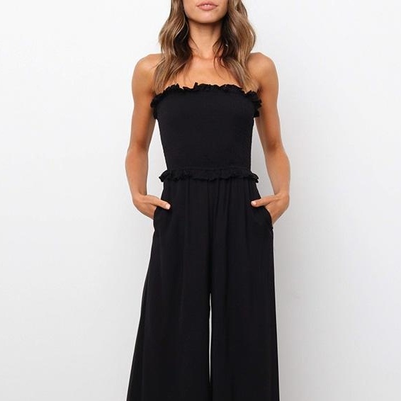 European And American Leisure Loose Sleeveless Jumpsuit - Image 3