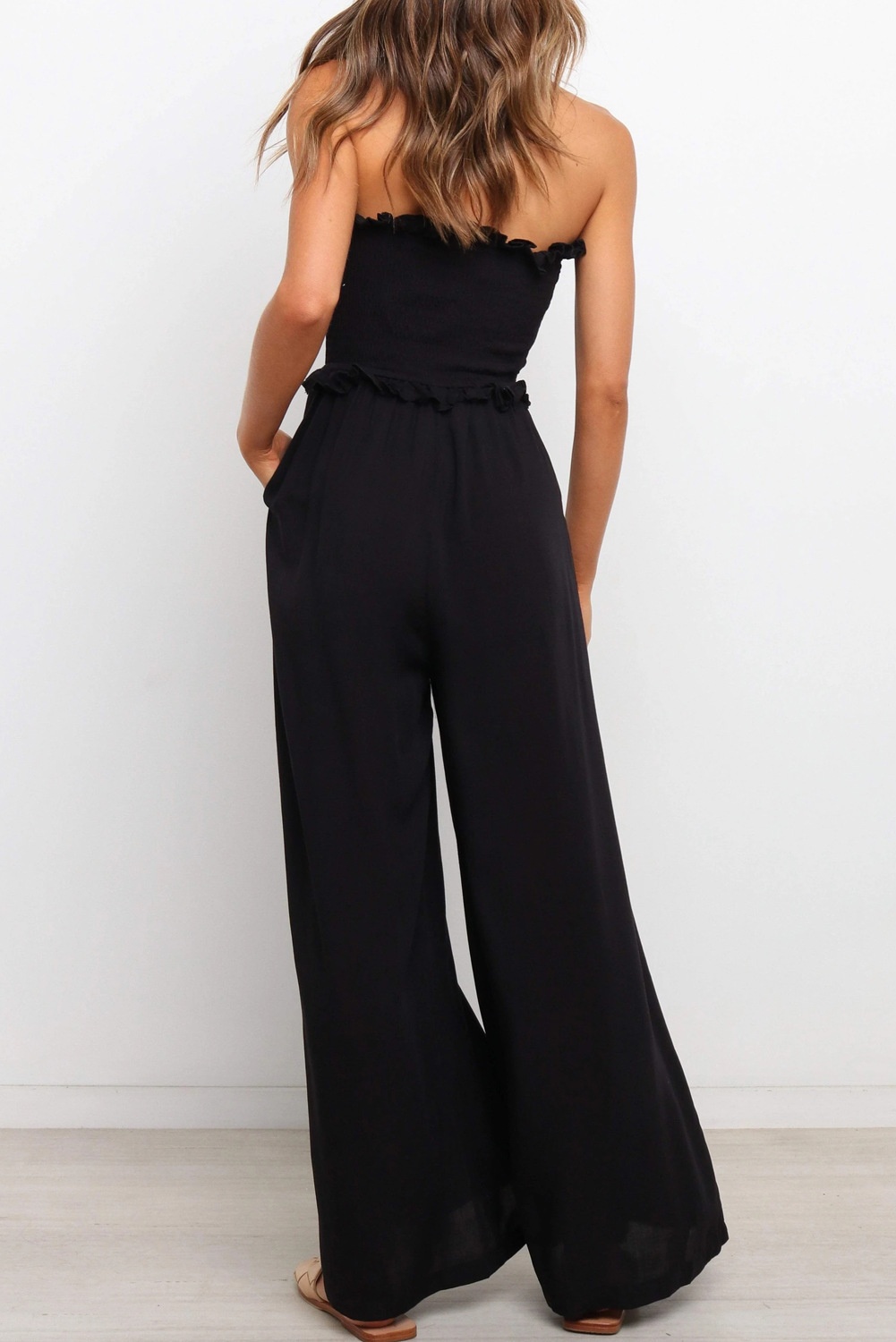 European And American Leisure Loose Sleeveless Jumpsuit - Image 4
