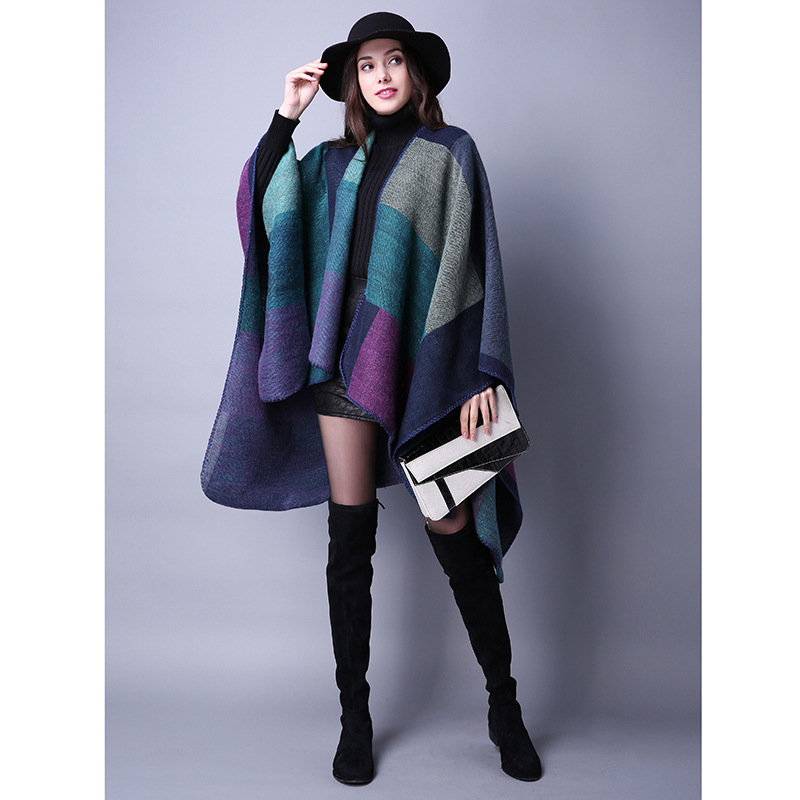 Autumn And Winter Scarf Versatile Lattice Ladies Travel Shawl - Image 10