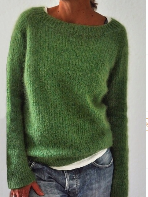 Static version basic sweater knit sweater - Image 9