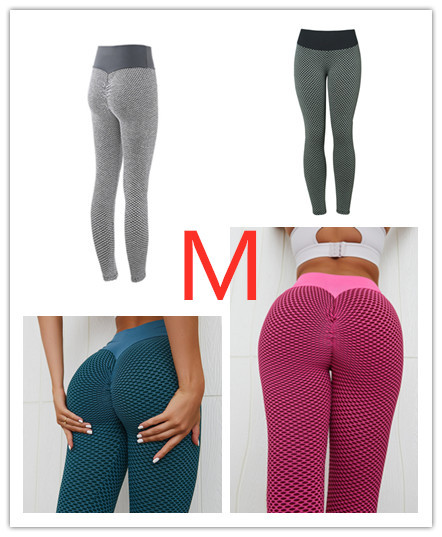 Plaid Leggings Fitness Yoga Pants Women's Seamless High Waist Breathable Gym Leggings - Image 8