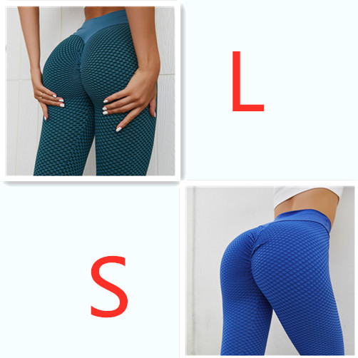 Plaid Leggings Fitness Yoga Pants Women's Seamless High Waist Breathable Gym Leggings - Image 5