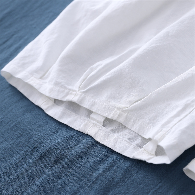 Cotton Linen Women's Sand Washed Linen Bloomers - Image 4