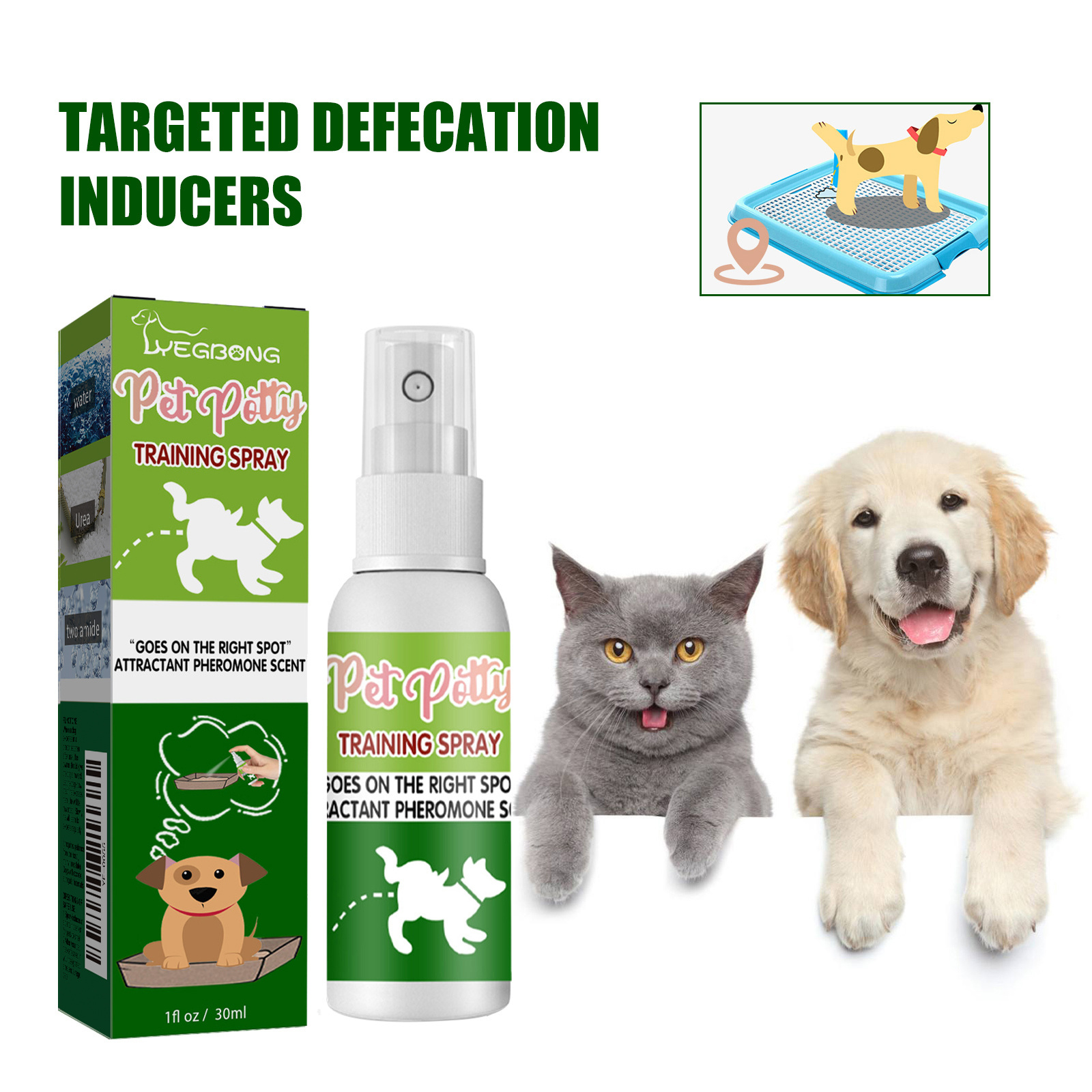 Yegbong Pet Positioning Toilet Inducer Pet Toilet Positioning Toilet Trainer - Image 5
