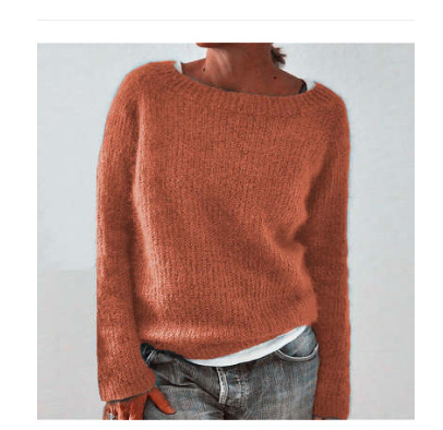 Static version basic sweater knit sweater - Image 6