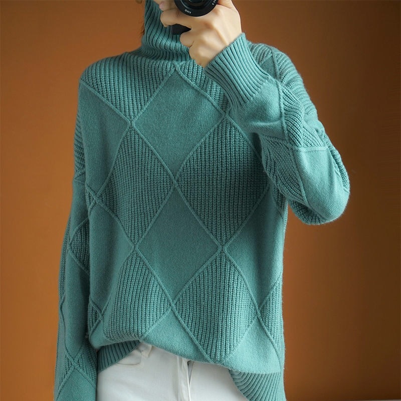 Knitwear Autumn And Winter Long-sleeved Outer Wear Bottoming Shirt - Image 9