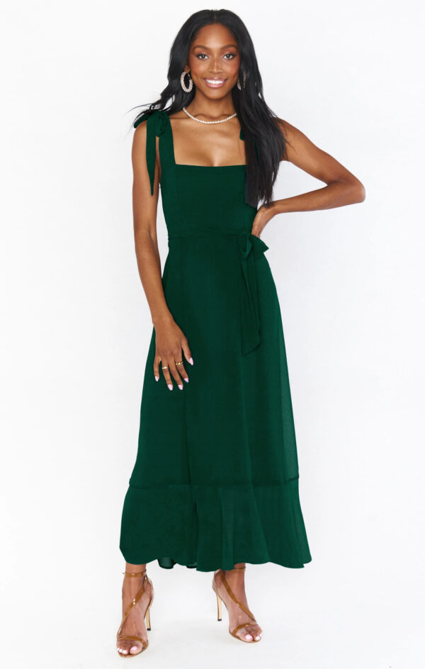 Temperament Suspender Split Dress With Lace-up Design Fashion Summer Ruffled Beach Dresses For Women - Image 10